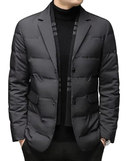 Heren Blazerjack Gewatteerd Smart Casual 0