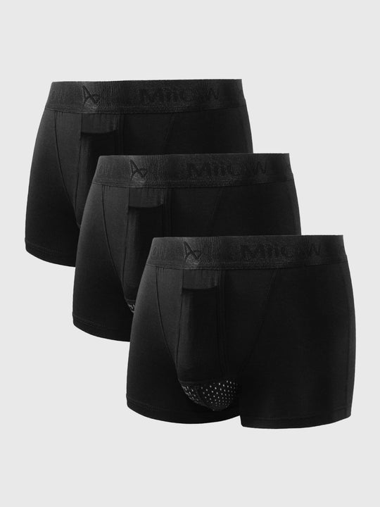 Heren Boxershorts Set van 3 Comfortabel en Ademend Ondergoed 4