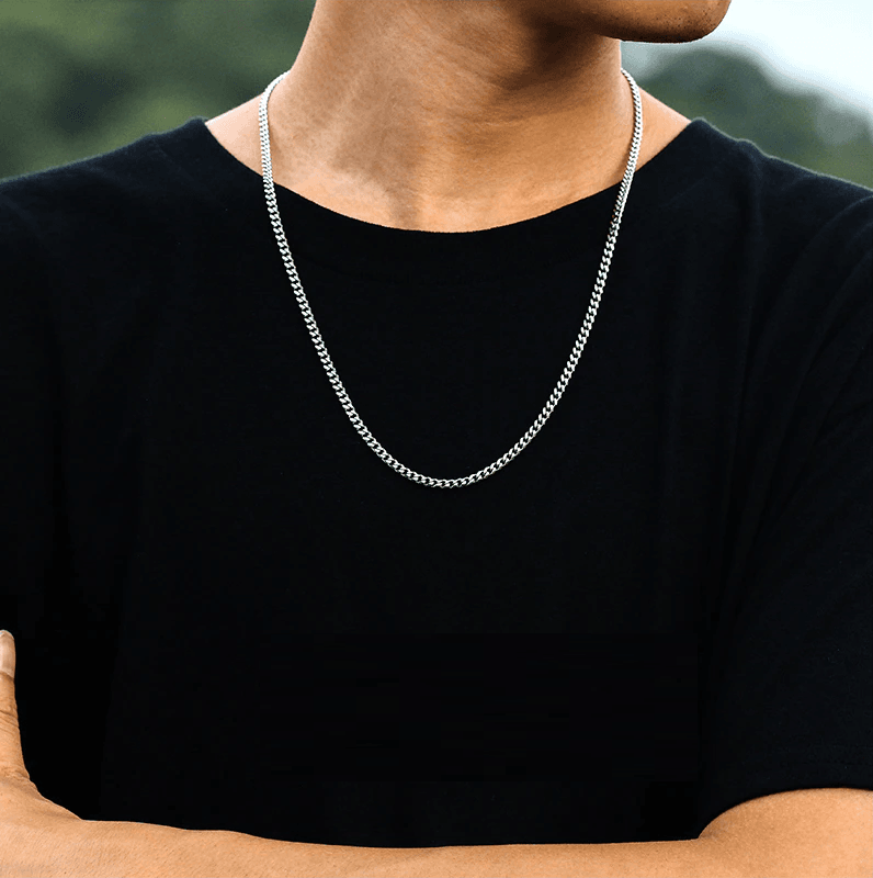 Heren Cubaanse Schakelketting Stijlvol 2