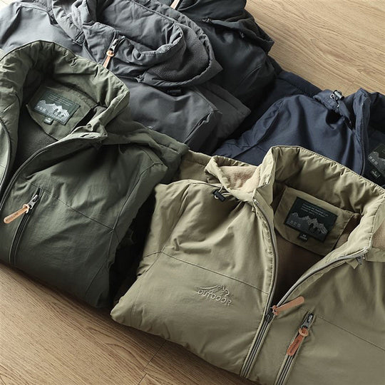 Heren Fleece Jacket Waterafstotend Avontuurlijke Stijl 5