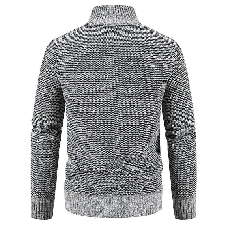 Heren Fleecejacka Kort Modern Design 5