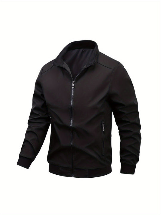 Heren Jack Zomer Casual Stijl Met Verhoogde Kraag 4