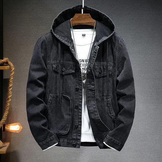 Heren Jack met Verstelbare Capuchon Modern Waterafstotend 1