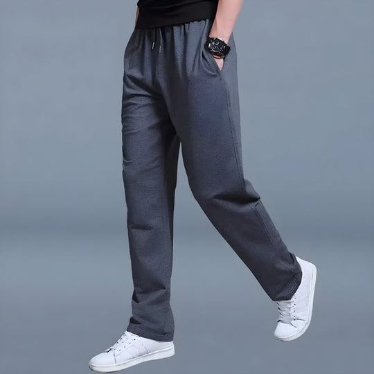 Heren Joggingbroek Met Wijde Pijpen Voor Comfortabele Stijl 2