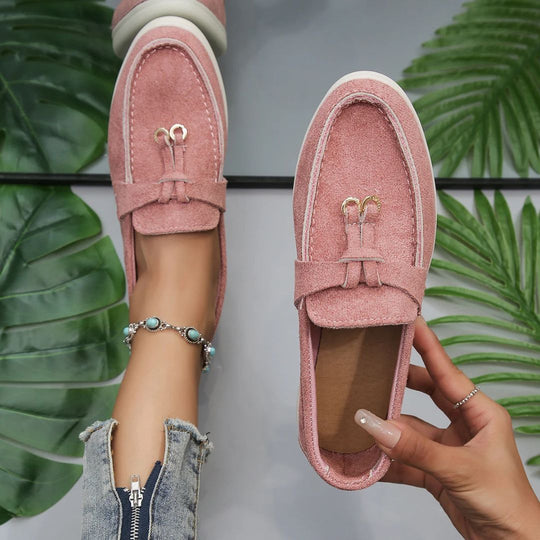 Heren Loafers Suède Casual Zwart 2