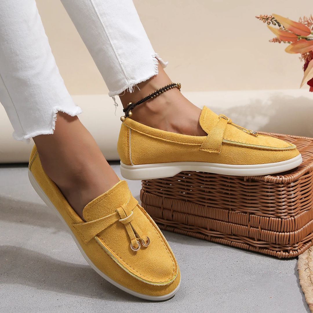 Heren Loafers Suède Casual Zwart 3
