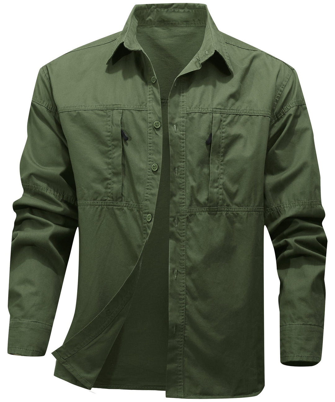 Heren Outdoor Shirt Lichtgewicht Katoen 2