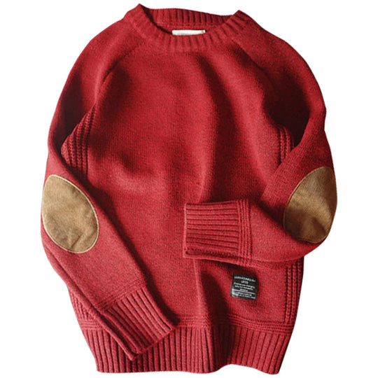 Heren Oversized Trui Gebreid Casual Winter Pullover 4