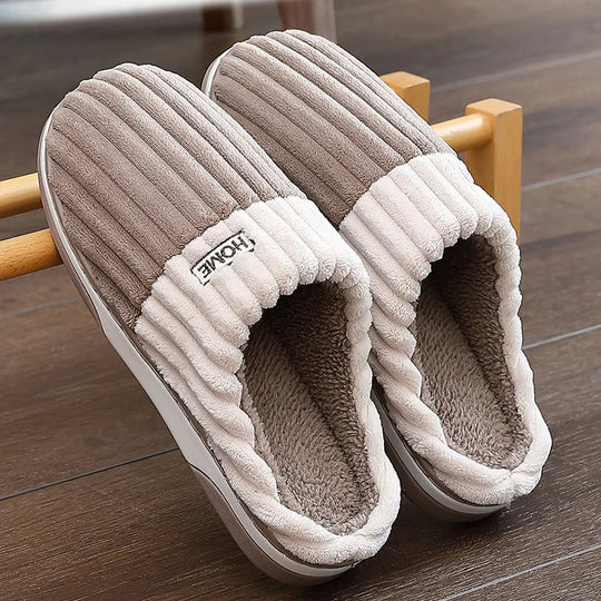 Heren Pantoffels Gestreept Comfortabel 2