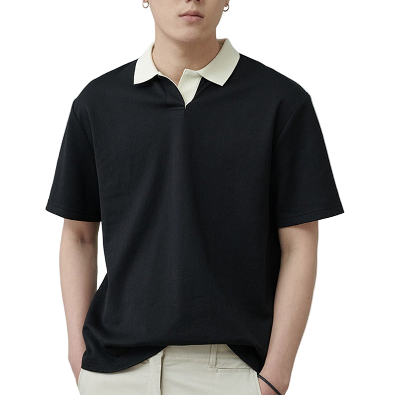 Heren Polo Minimalistisch Design Comfortabele Pasvorm 0