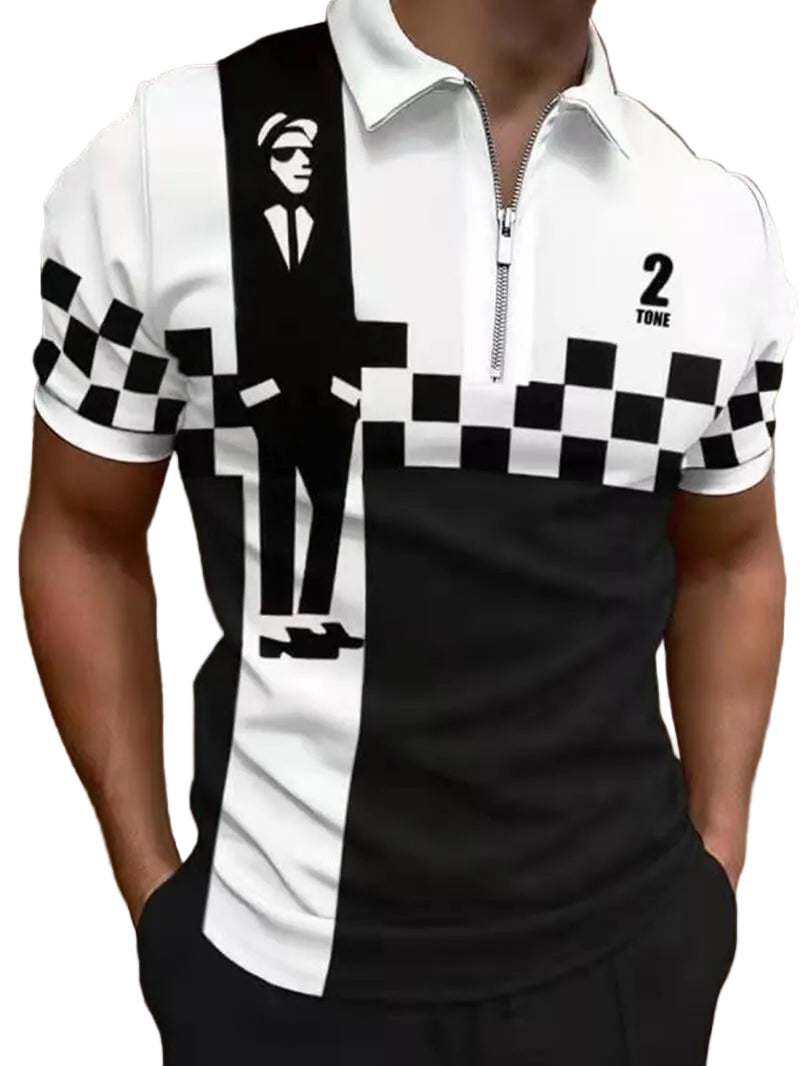 Heren Polo Shirt Met Omgeslagen Kraag 0