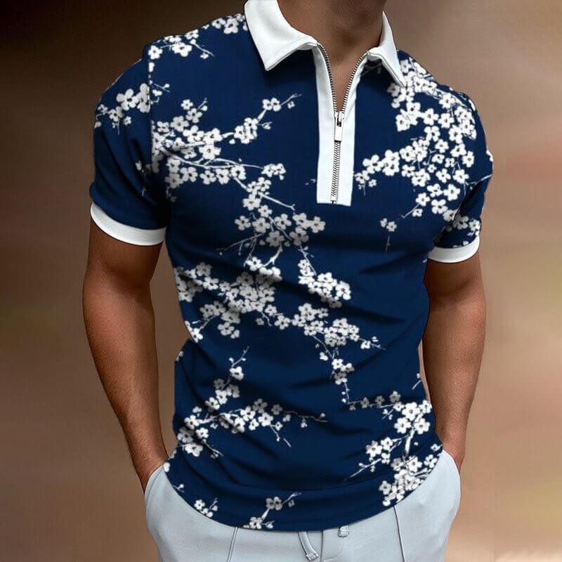 Heren Polo Shirt Met Omgeslagen Kraag 13