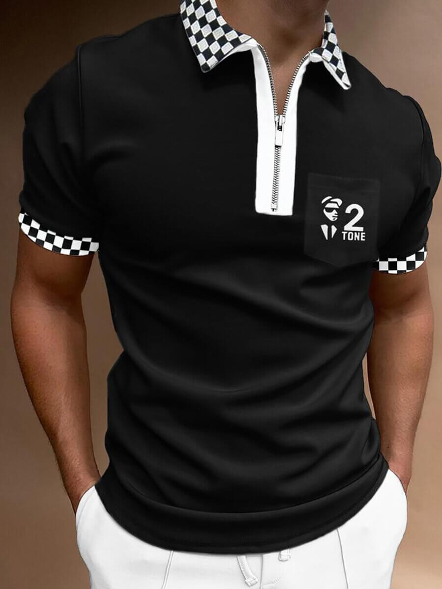 Heren Polo Shirt Met Omgeslagen Kraag 9