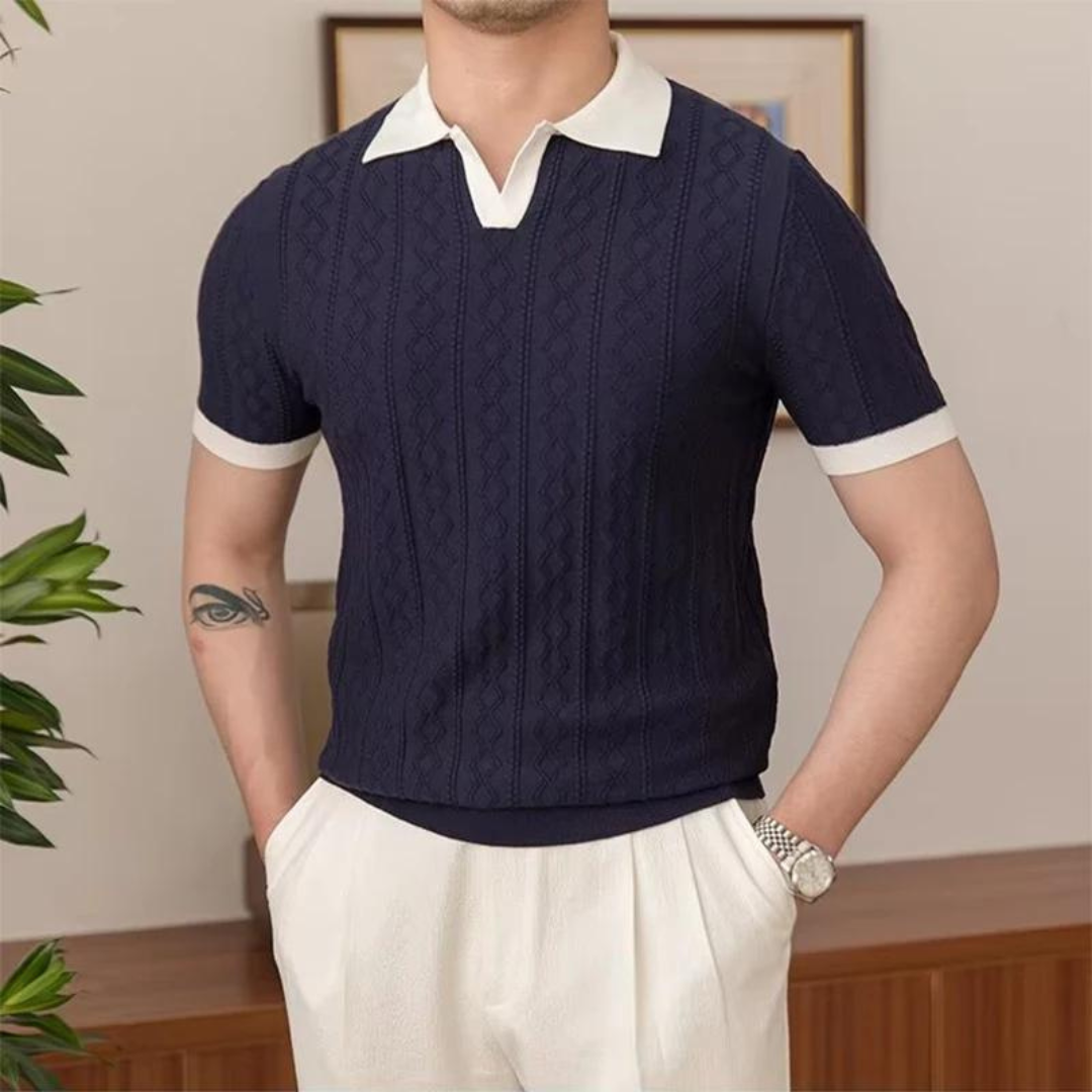 Heren Polo V-hals Casual Stijlvol 2