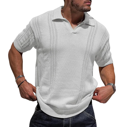 Heren Poloshirt Ademend Klassiek Voor Zomer 0