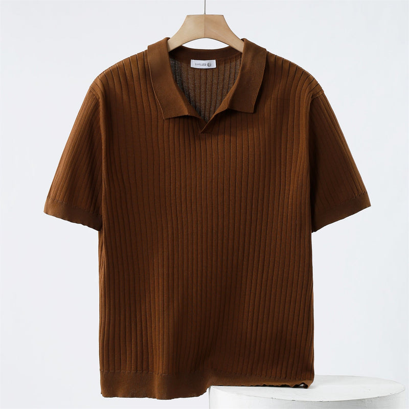 Heren Poloshirt Casual Met Klassieke Kraag 5