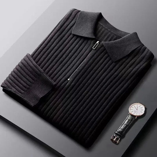 Heren Polotrui met Ritssluiting Casual Stijl 0