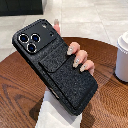 Heren Portemonnee Case Met Kaarthouder Voor iPhone - Stijlvol En Praktisch 2