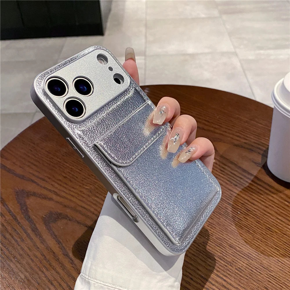 Heren Portemonnee Case Met Kaarthouder Voor iPhone - Stijlvol En Praktisch 3