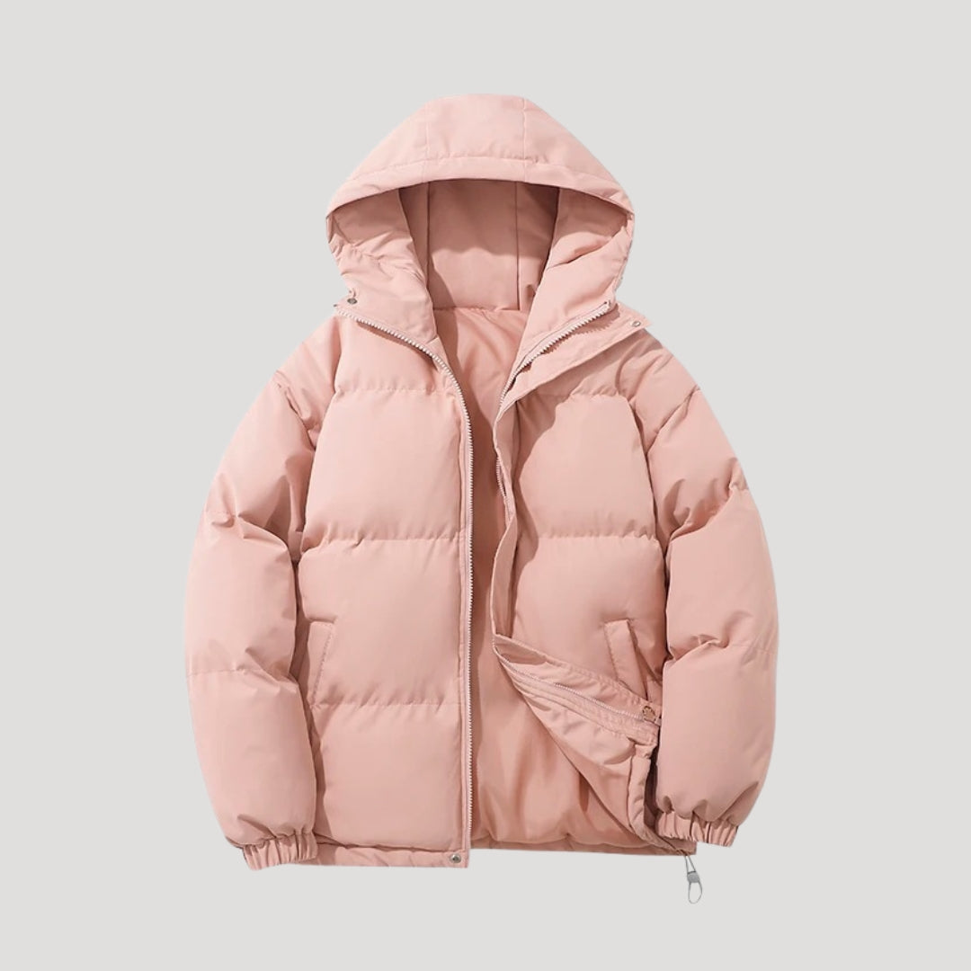 Heren Pufferjack met Capuchon voor de Winter 1