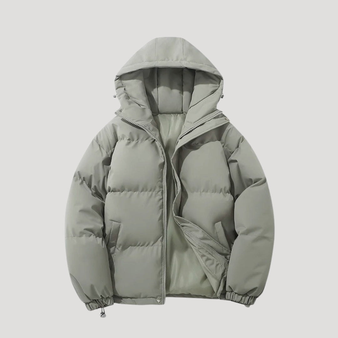 Heren Pufferjack met Capuchon voor de Winter 2
