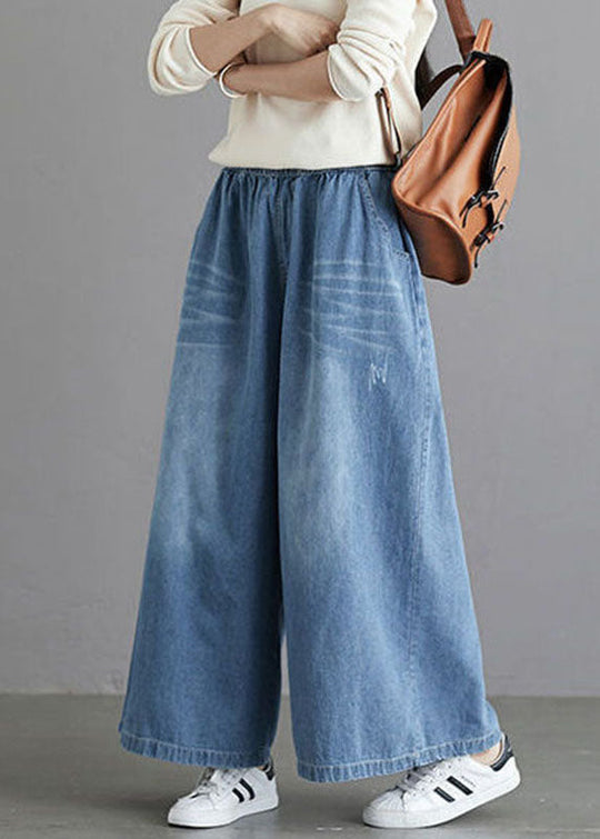 Heren Rechte Denim Broek met Normale Zakken 2