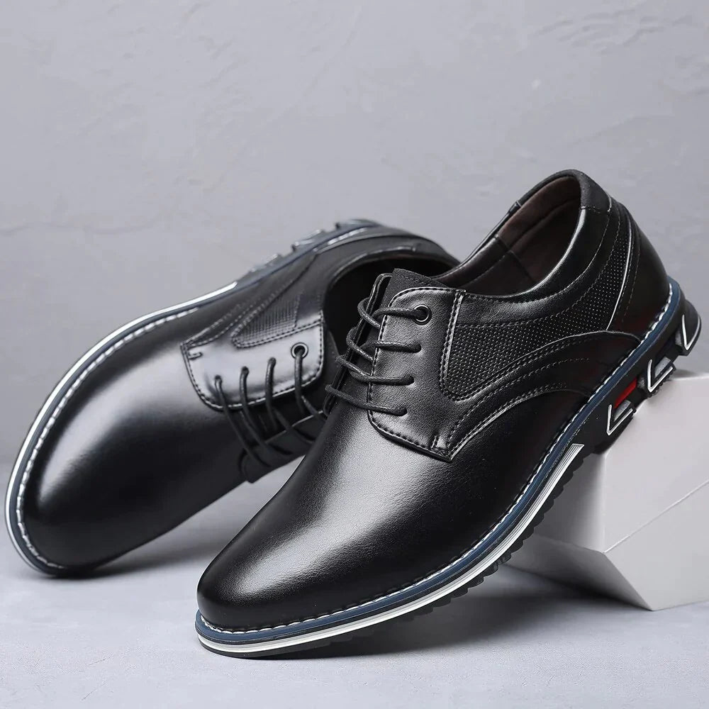 Heren Schoenen Leren Stijlvol 1