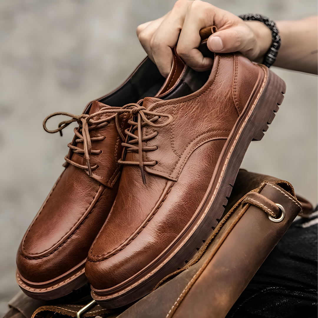 Heren Schoenen Veterschoenen Tijdloos Design 7