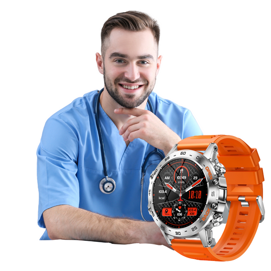 Heren Smartwatch Robuust met Hartslagmeter en GPS Navigatie 6