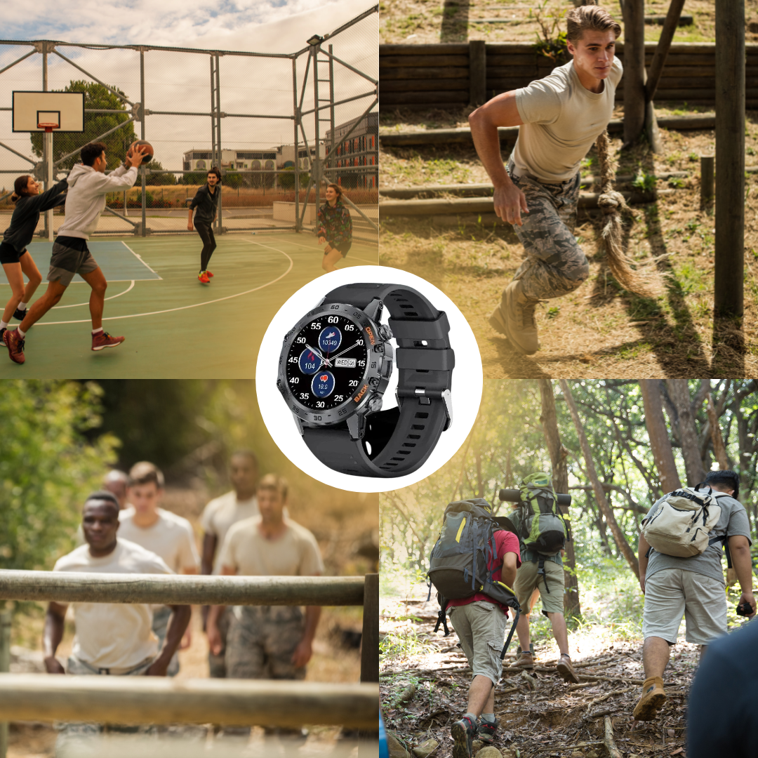 Heren Smartwatch Robuust met Hartslagmeter en GPS Navigatie 7