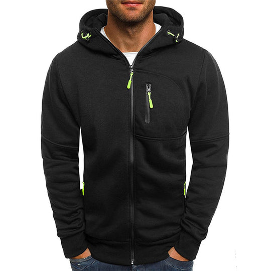 Heren Sweater met Rits en Capuchon 4