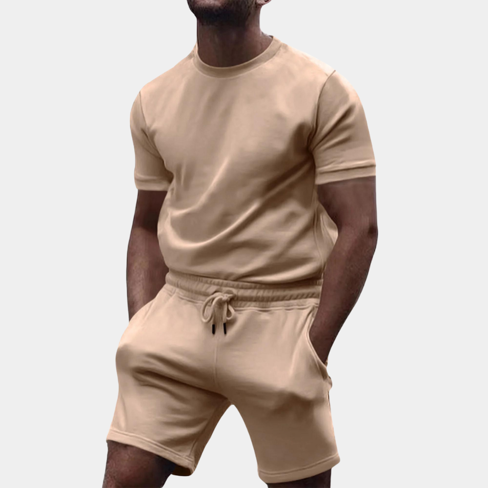 Heren T-shirt en Shorts Set Casual Comfort 2