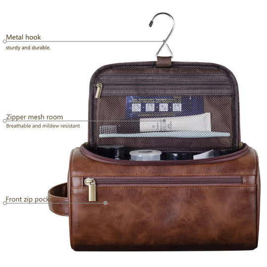 Heren Toilettas Reis Dopp Kit Met Slimme Indeling 2