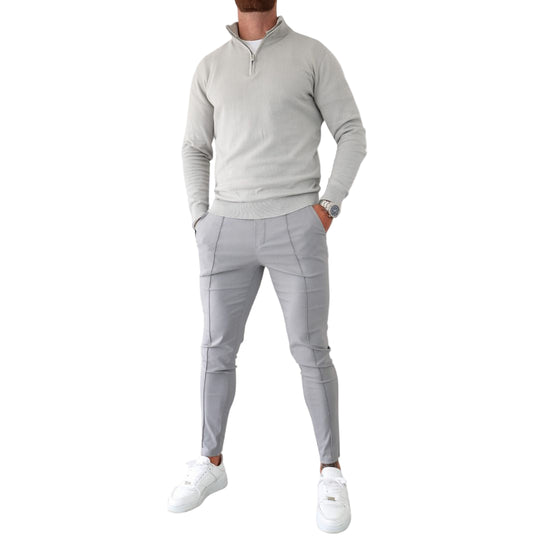 Heren Trui Halve Rits Casual Ademend en Comfortabel 0