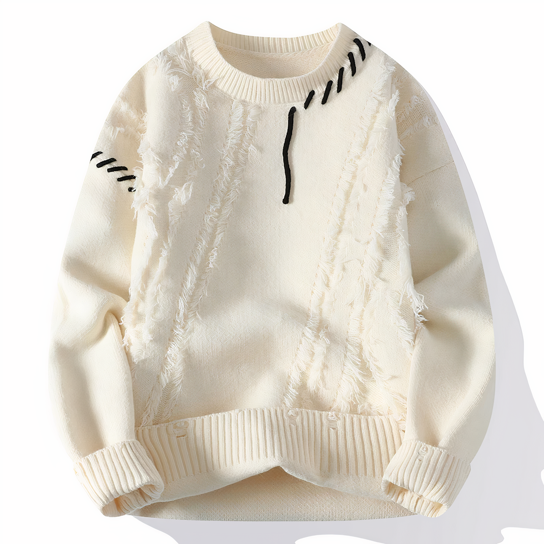 Heren Trui Patchwork Stijl Casual 9
