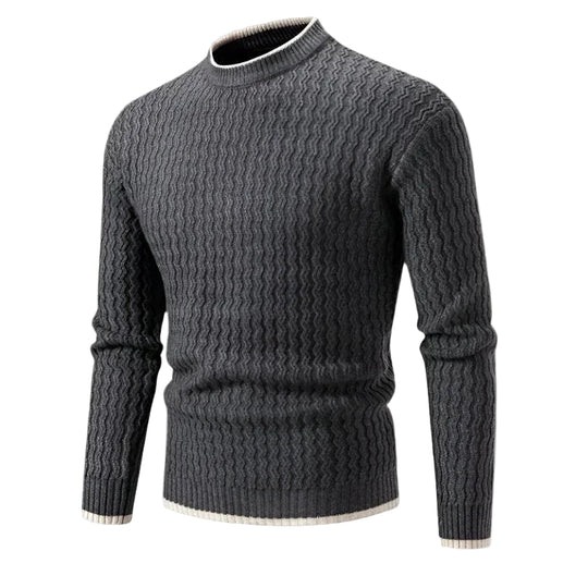 Heren Trui Ronde Hals Luxe Stijl 8