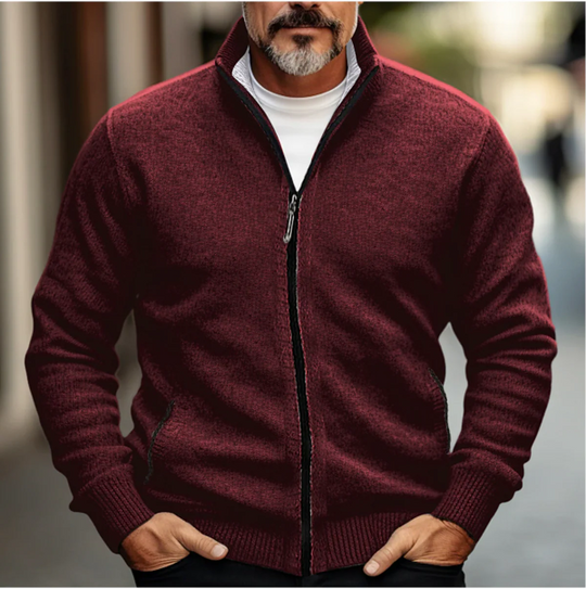 Heren Vest Met Rits Hoge Kraag voor Casual en Semi-Formele Gelegenheden 3