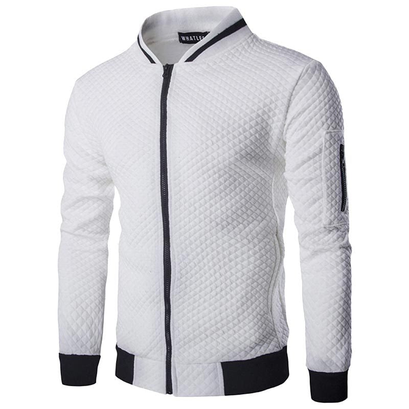 Heren Vest Met Rits Ruitpatroon Casual 1