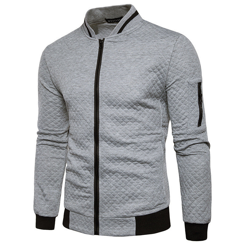 Heren Vest Met Rits Ruitpatroon Casual 5