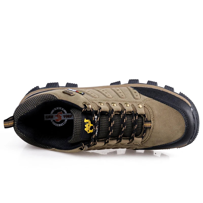 Heren Wandelschoenen Waterdicht Trekking Schoenen Antislip Rubberen Zool 5