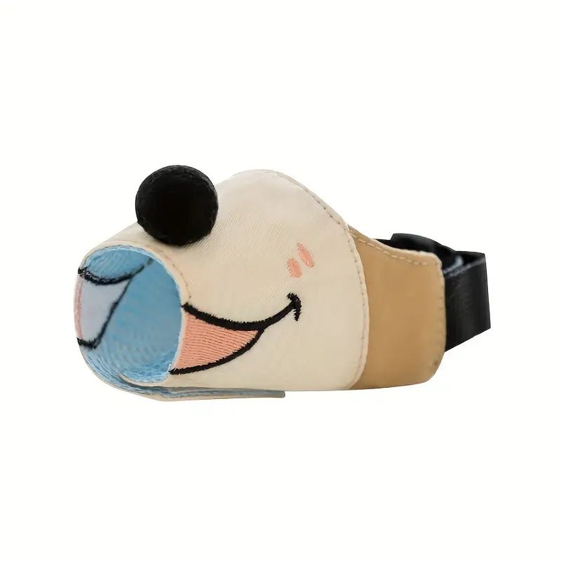 Honden Muilkorf Cartoon Design 3