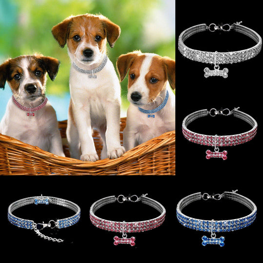 Hondenhalsband Bling It On Met Strass-Steentjes voor Luxe Look 4