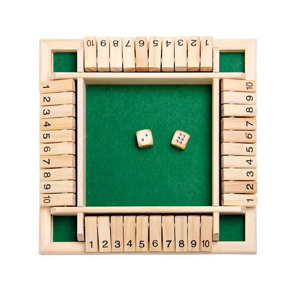 Houten Dobbelspel voor Kinderen - Montessori Getallen Avontuur 1