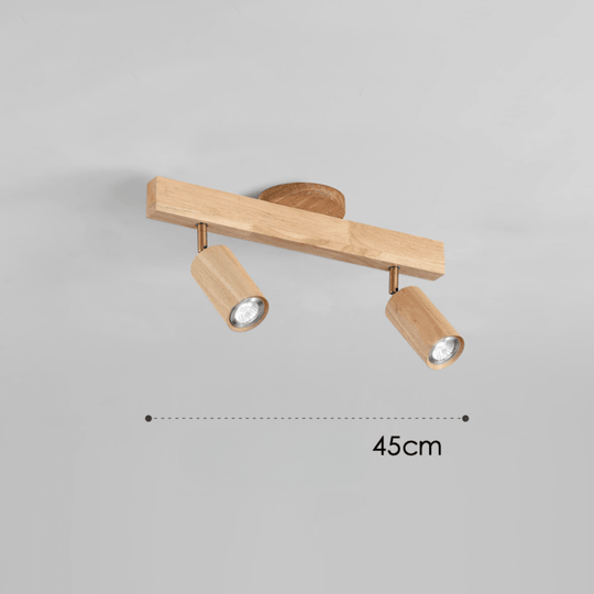Houten LED Plafondlamp Minimalistisch Verstelbaar 5