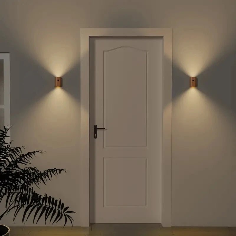 Houten Lamp met Bewegingssensor en Oplaadbare Batterij 3