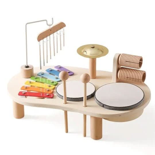 Houten Muziekspeelgoed Set voor Baby's vanaf 12 Maanden 7