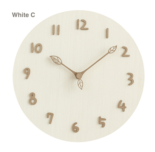 Houten Wandklok Creatief Ontwerp 3