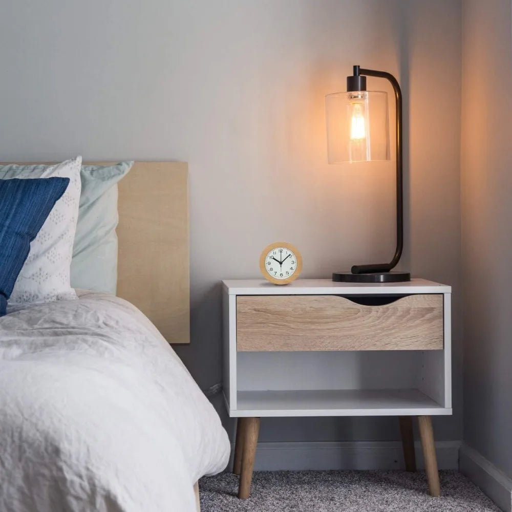 Houten Wekker Minimalistisch Design met LED Display 1