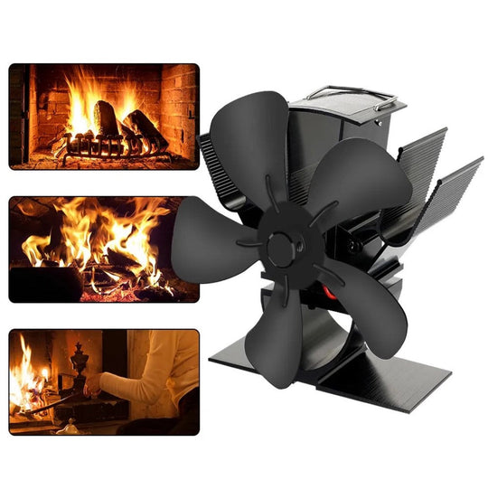 Houtkachelventilator Voor Efficiënte Warmteverdeling En Gezellige Sfeer 0