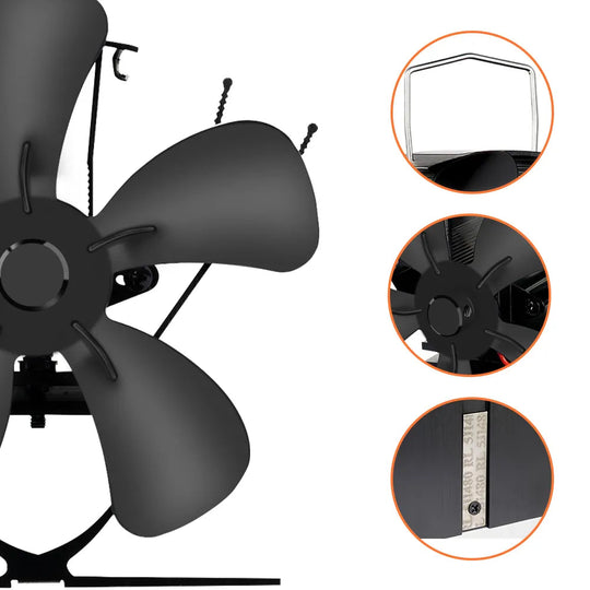 Houtkachelventilator Voor Efficiënte Warmteverdeling En Gezellige Sfeer 3
